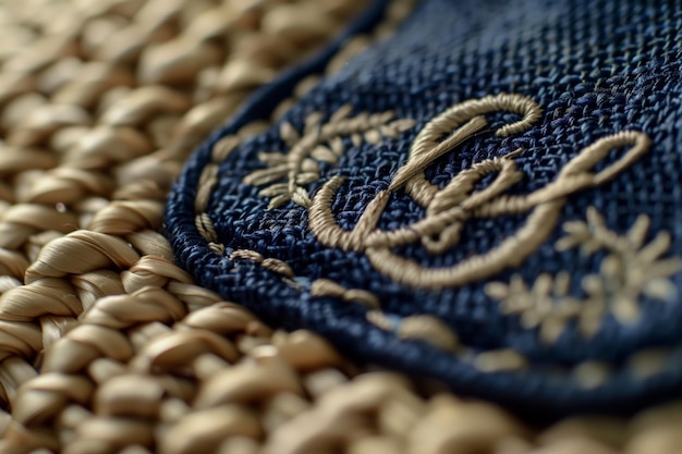 detal haftu z bliska